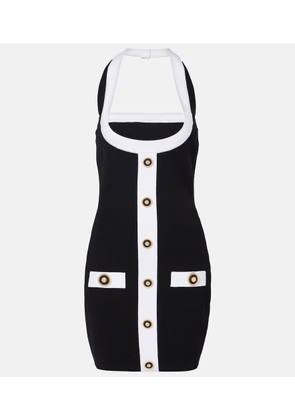 Balmain Halterneck minidress
