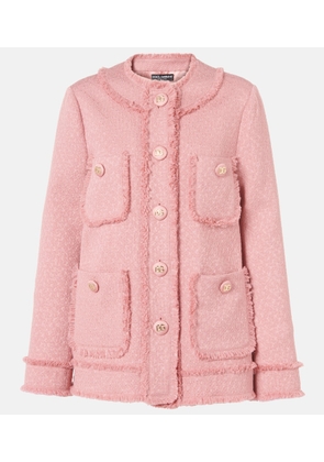 Dolce&Gabbana Rachel wool-blend tweed jacket