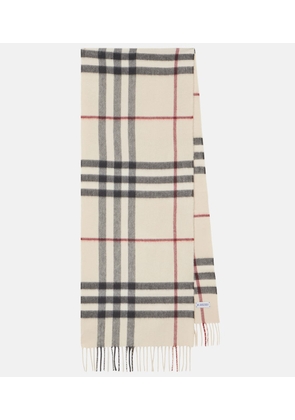Burberry Giant Check cashmere scarf