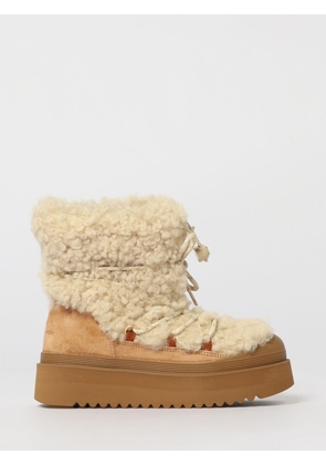 Boots TORY BURCH Woman color Beige