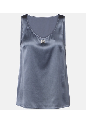 Dolce&Gabbana Silk-blend top