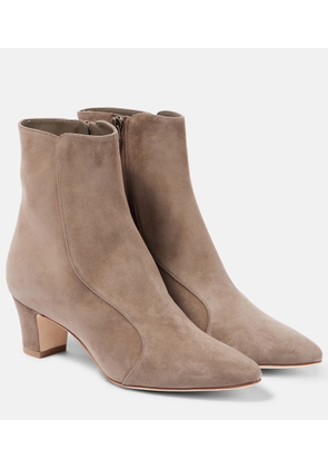 Manolo Blahnik Myconia 50 suede booties