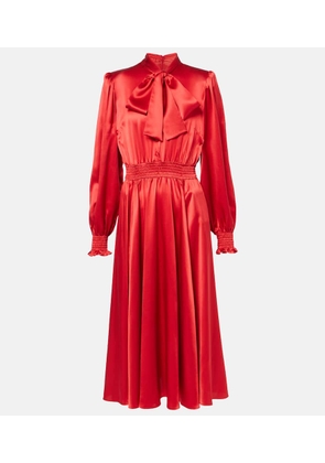 Dolce&Gabbana Silk satin shirt dress
