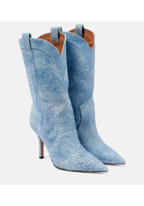 Paris Texas Paloma 95 denim knee-high boots