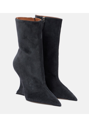 Paris Texas Nina 105 suede ankle boots