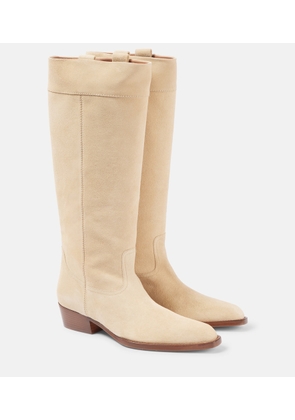 Paris Texas Helena 35 suede cowboy boots