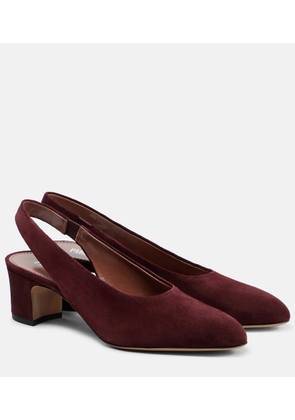 Paris Texas Lavinia 50 suede slingback pumps