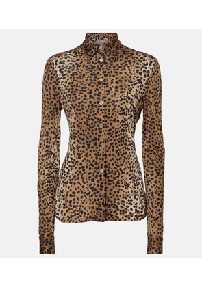 Versace Leopard-print shirt
