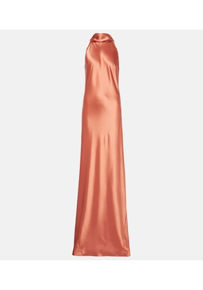 Galvan Sienna satin gown