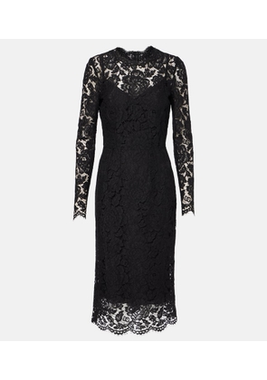 Dolce&Gabbana DG lace midi dress
