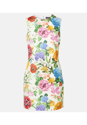 Dolce&Gabbana Floral cotton minidress