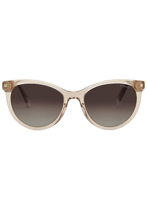 Polaroid Polarized Brown Cat Eye Ladies Sunglasses PLD 4111/S/X 0HAM/LA 53