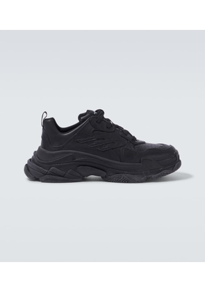 Balenciaga Triple S Sporty leather sneakers