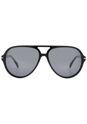 David Beckham Grey Pilot Mens Sunglasses DB 1091/S 0807/M9 60