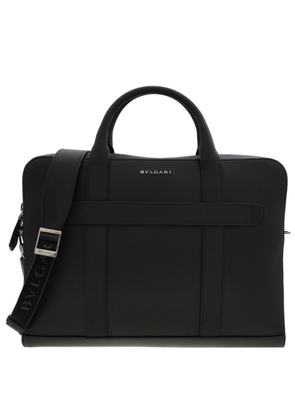 Bvlgari Calf Leather Man Briefcase