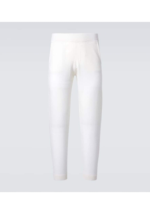 Allude Wool and cashmere sweatpants