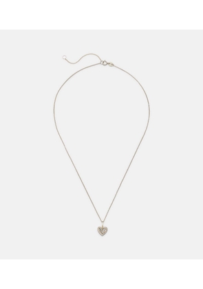 Stone and Strand Piece of My Heart Sparkle 14kt gold necklace with diamonds
