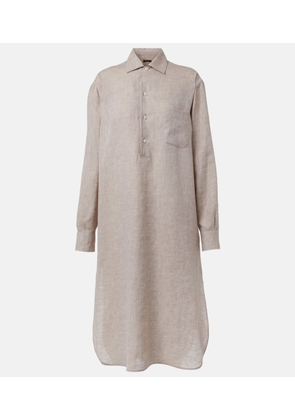 Loro Piana Lora linen shirt dress