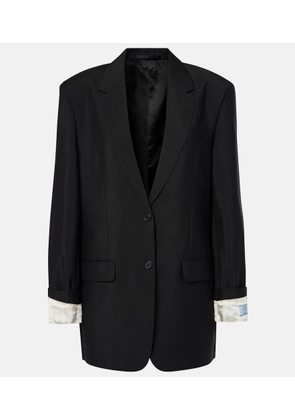 Prada Mohair and wool blazer