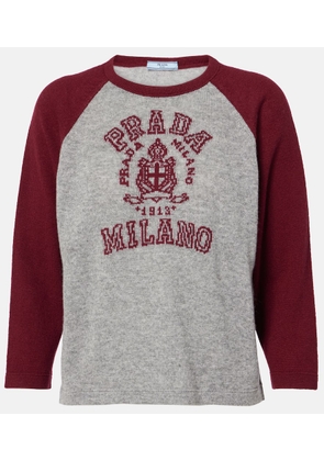 Prada Logo cashmere sweater