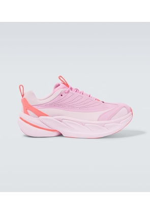 Hoka One One Elevon X leather and mesh sneakers