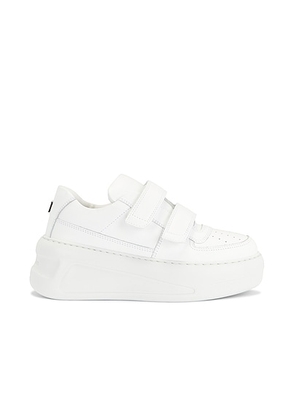 Acne Studios Steffey U Friend Raise Sneaker in Optic White - White. Size 39 (also in 40, 41).