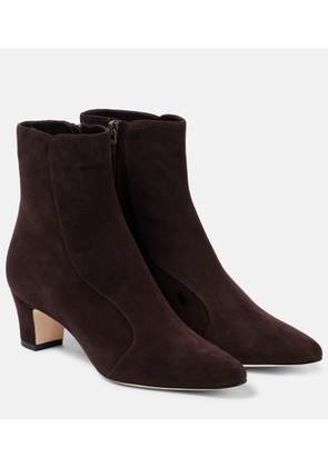 Manolo Blahnik Myconia 50 suede ankle boots