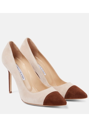 Manolo Blahnik Capcour 105 suede pumps
