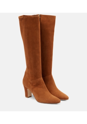 Manolo Blahnik Pitana suede knee-high boots
