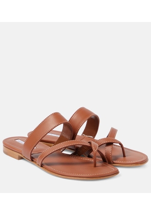 Manolo Blahnik Susacru leather sandals