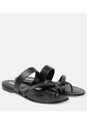 Manolo Blahnik Susacru leather thong sandals