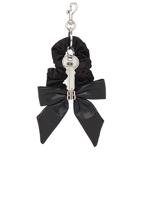 Balenciaga Scrunchie Keyring in Black - Black. Size all.
