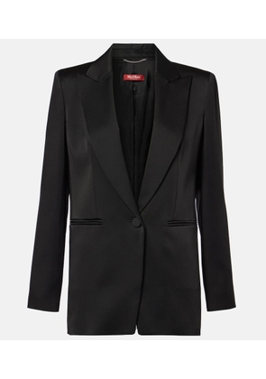 Max Mara Galazia satin blazer