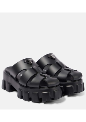 Prada Monolith platform fisherman sandals