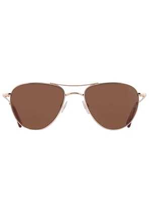 American Optical Brown Pilot Ladies Sunglasses SEBRING 2 55