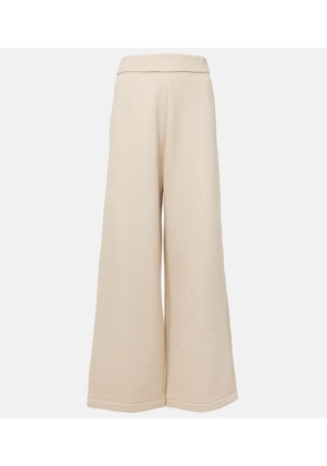 Max Mara Cotton-blend wide-leg pants