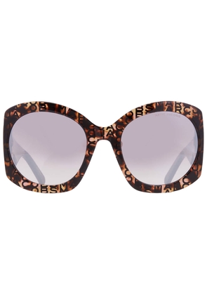 Marc Jacobs Silver Oversized Ladies Sunglasses MARC 722/S 0H7P/NQ 56