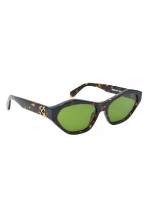 Off-White KENT Green Oval Unisex Sunglasses OERI13H 6055 56