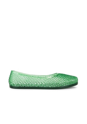 Ancient Greek Sandals Iro Ballet Flat in Green - Green. Size 36 (also in 37, 38, 39, 40, 41).