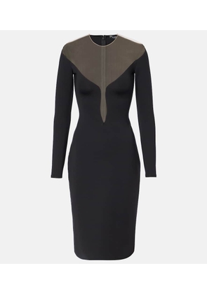 Mugler Plunge minidress