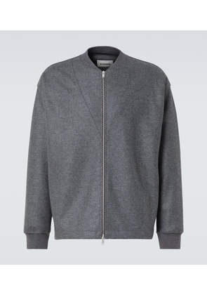 Jil Sander Zip-up wool sweatshirt