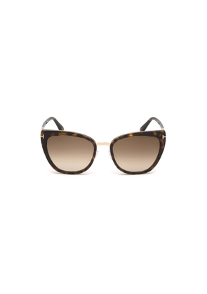 Tom Ford Brown Gradient Butterfly Ladies Sunglasses FT0717 52F 57