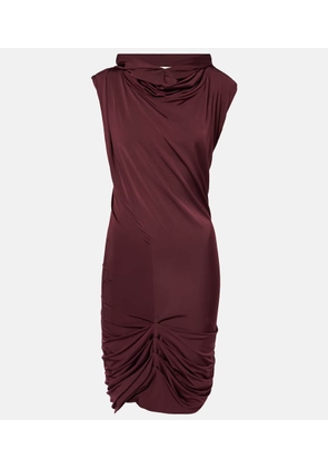 Magda Butrym Hooded draped minidress