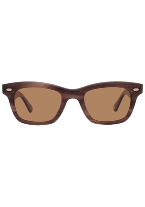 Garrett Leight GROVE SUN Marigold Rectangular Sunglasses 2143 SQT/MAG 48