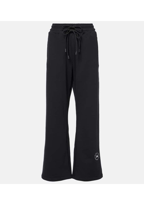 Adidas by Stella McCartney High-rise French terry sweatpants