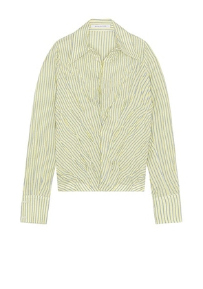 Bianca Saunders Westmore Land Shirt in Lima Bean - Yellow. Size L (also in M).