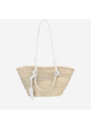 Filippo Catarzi Straw Bag With Logo