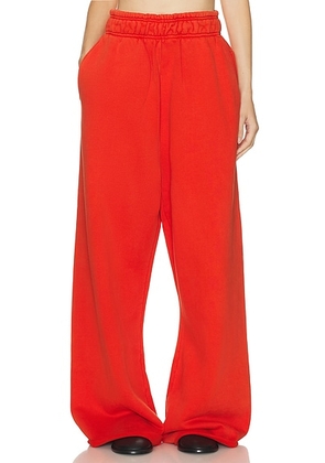 Entire Studios Full Sweatpant in Cherry - Red. Size XS (also in ).