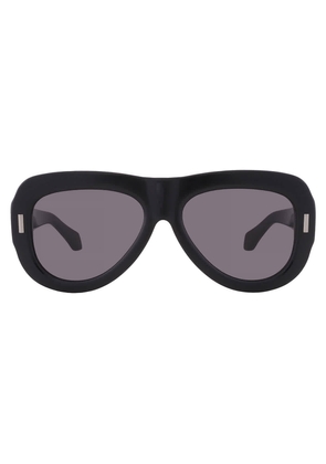 Ferragamo Grey Pilot Ladies Sunglasses SF2029SE 001 57