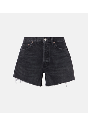 Agolde Parker Long high-rise denim shorts